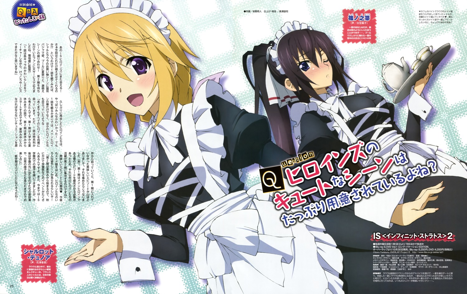 Infinite Stratos 2 - maid cafe 