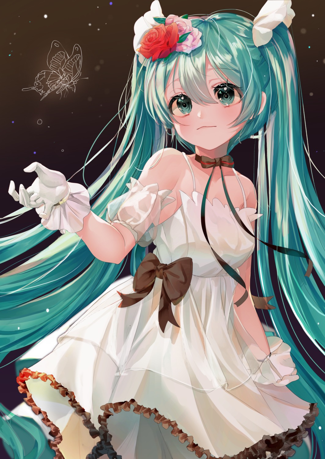 dress hatsune_miku hatsune_miku_with_you myowa vocaloid