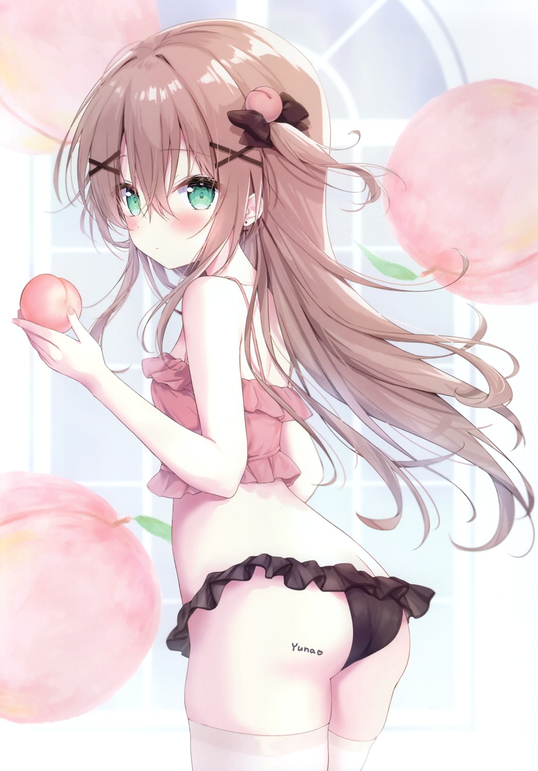 ame_usagi amedama_con ass lingerie loli pantsu thighhighs yuna_(amedama_con)