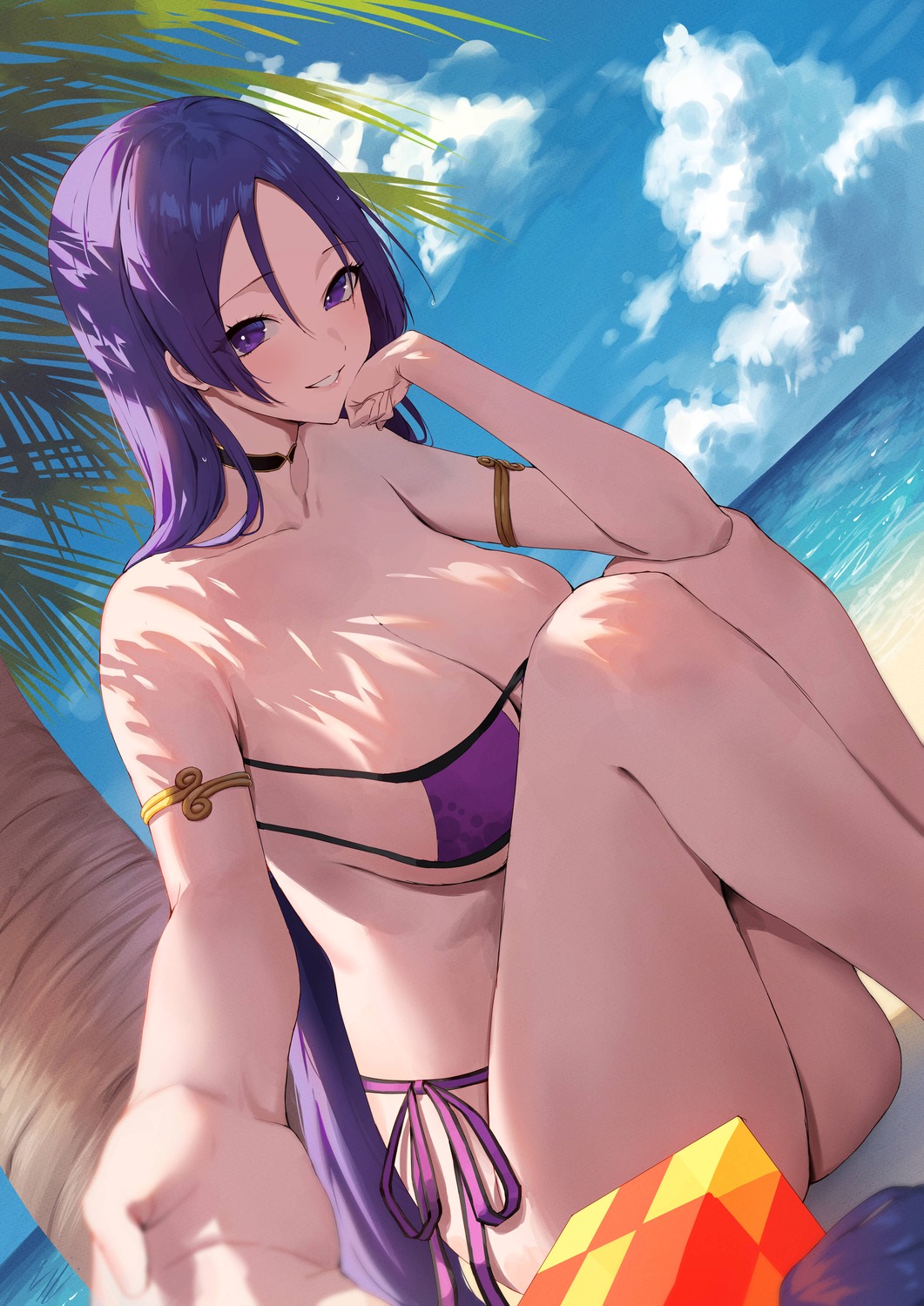 bikini fate/grand_order minamoto_no_raikou_(fate/grand_order) rororo swimsuits thong