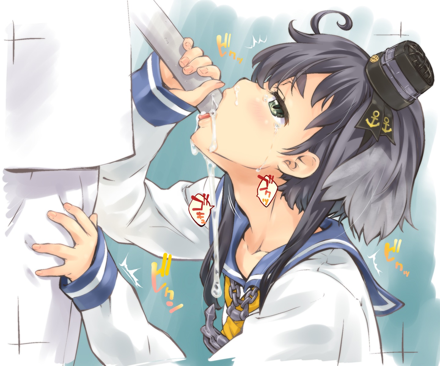 cream kantai_collection seifuku suzuki24 tokitsukaze_(kancolle)