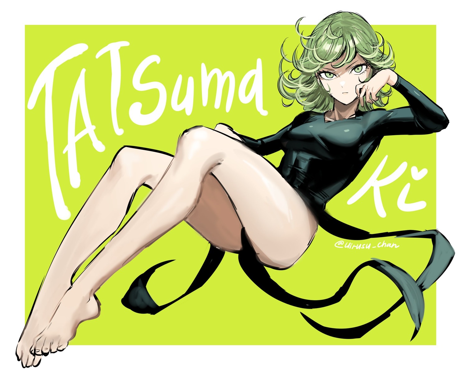 dress feet hanny_(uirusu_chan) one_punch_man sketch tatsumaki_(one_punch_man)