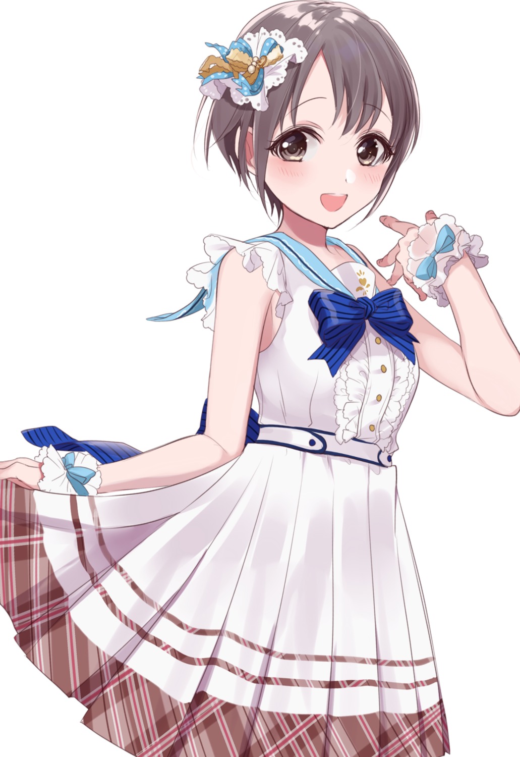 dress misumi otokura_yuuki skirt_lift the_idolm@ster the_idolm@ster_cinderella_girls