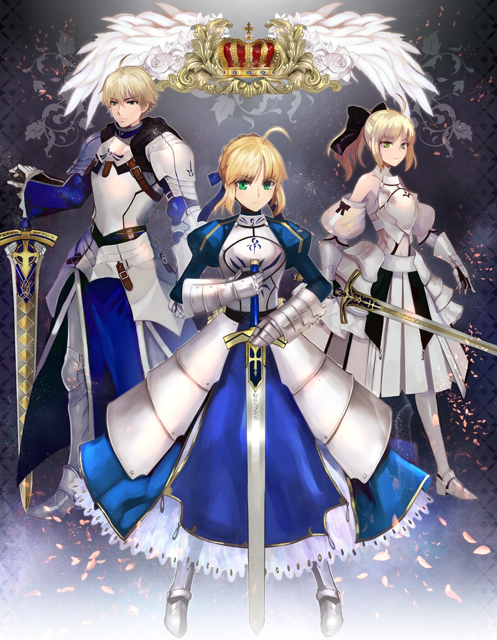 armor fate/prototype fate/stay_night fate/unlimited_codes fate/zero saber saber_(fate/prototype) saber_lily sword weed_(astarone)
