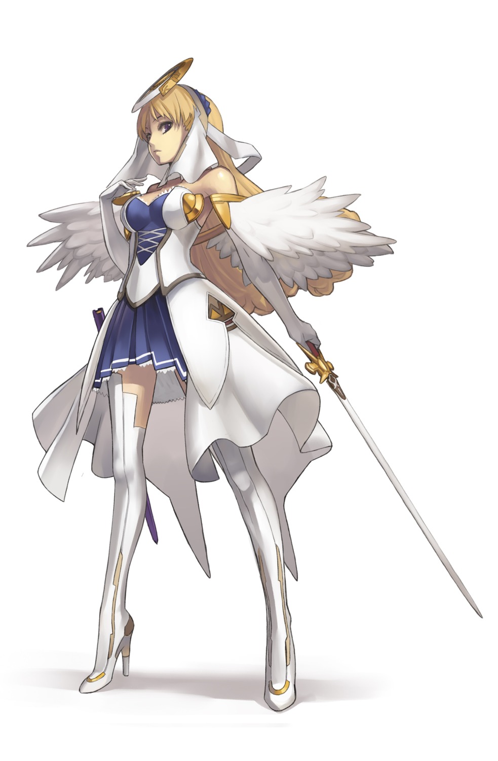 ar_tonelico ar_tonelico_2 chroche_latel_pastalie nagi_ryou sword wings