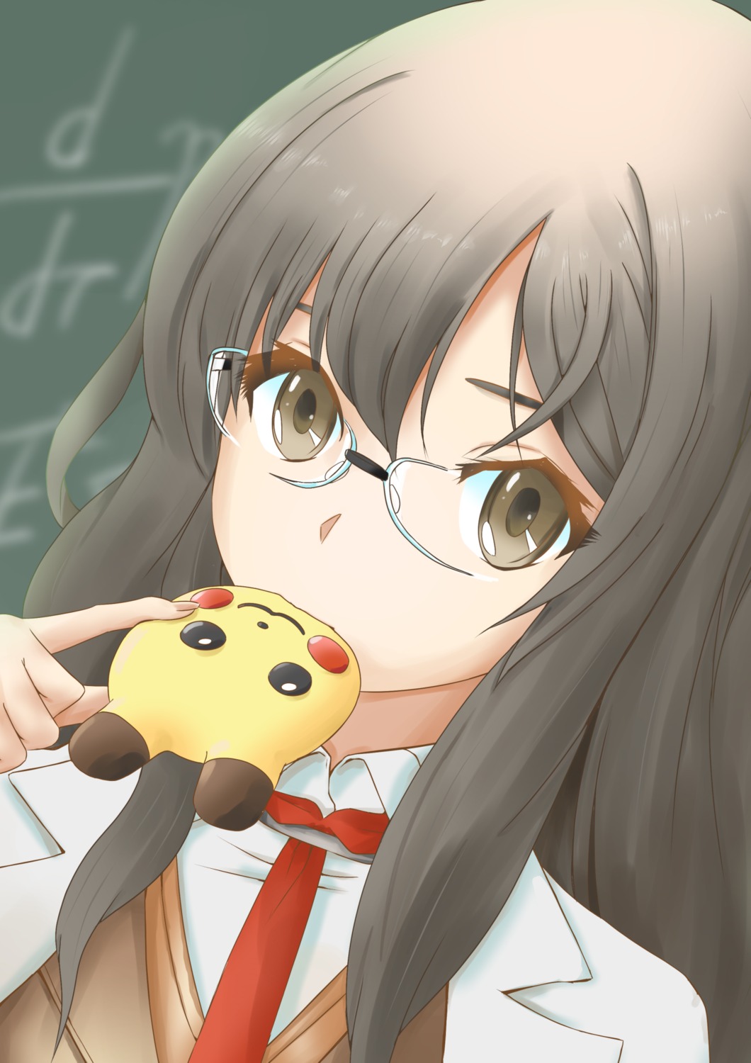 futaba_rio megane seifuku seishun_buta_yarou sweater tagme