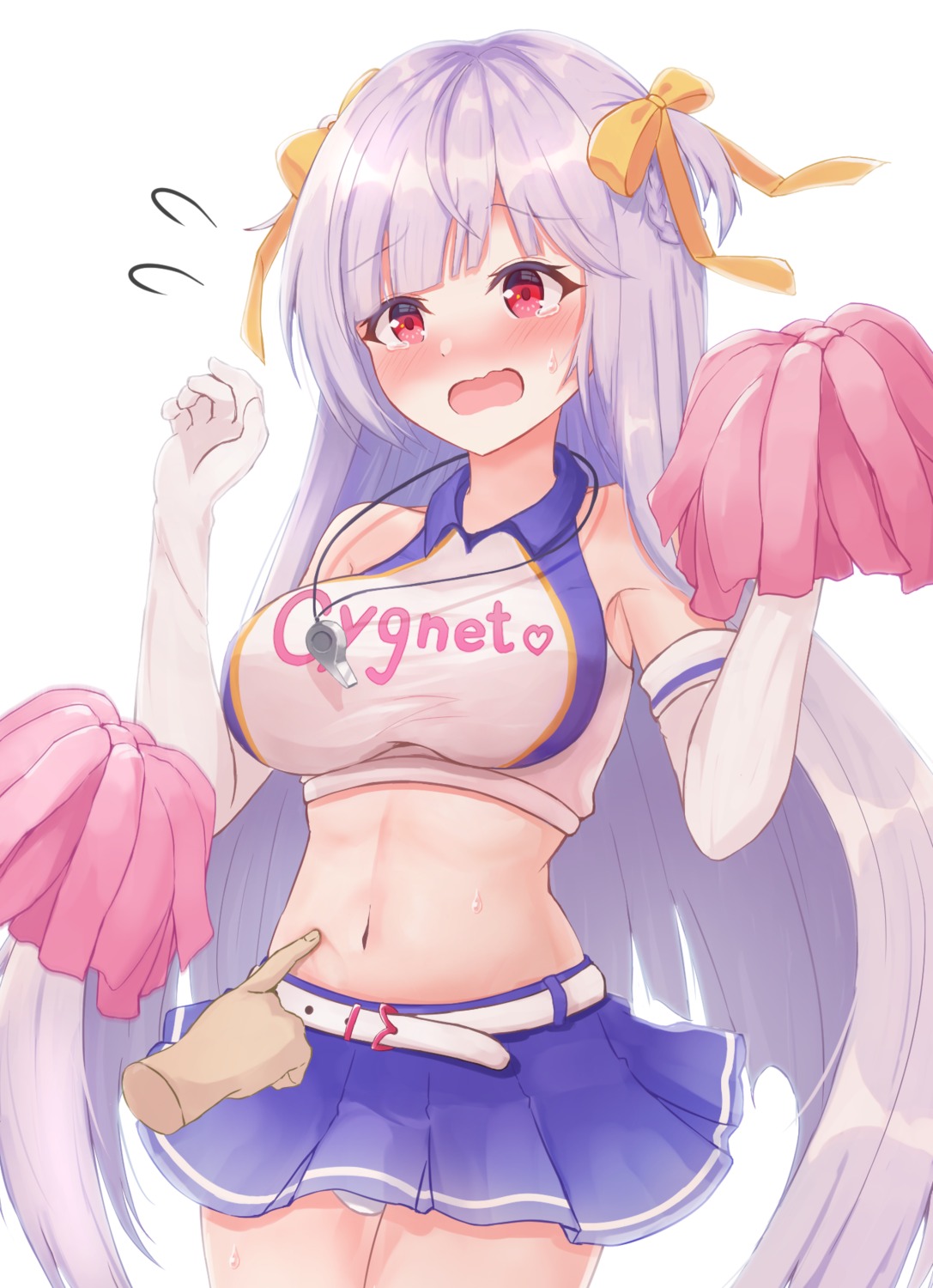 azur_lane cheerleader cygnet_(azur_lane) hikkyou pantsu