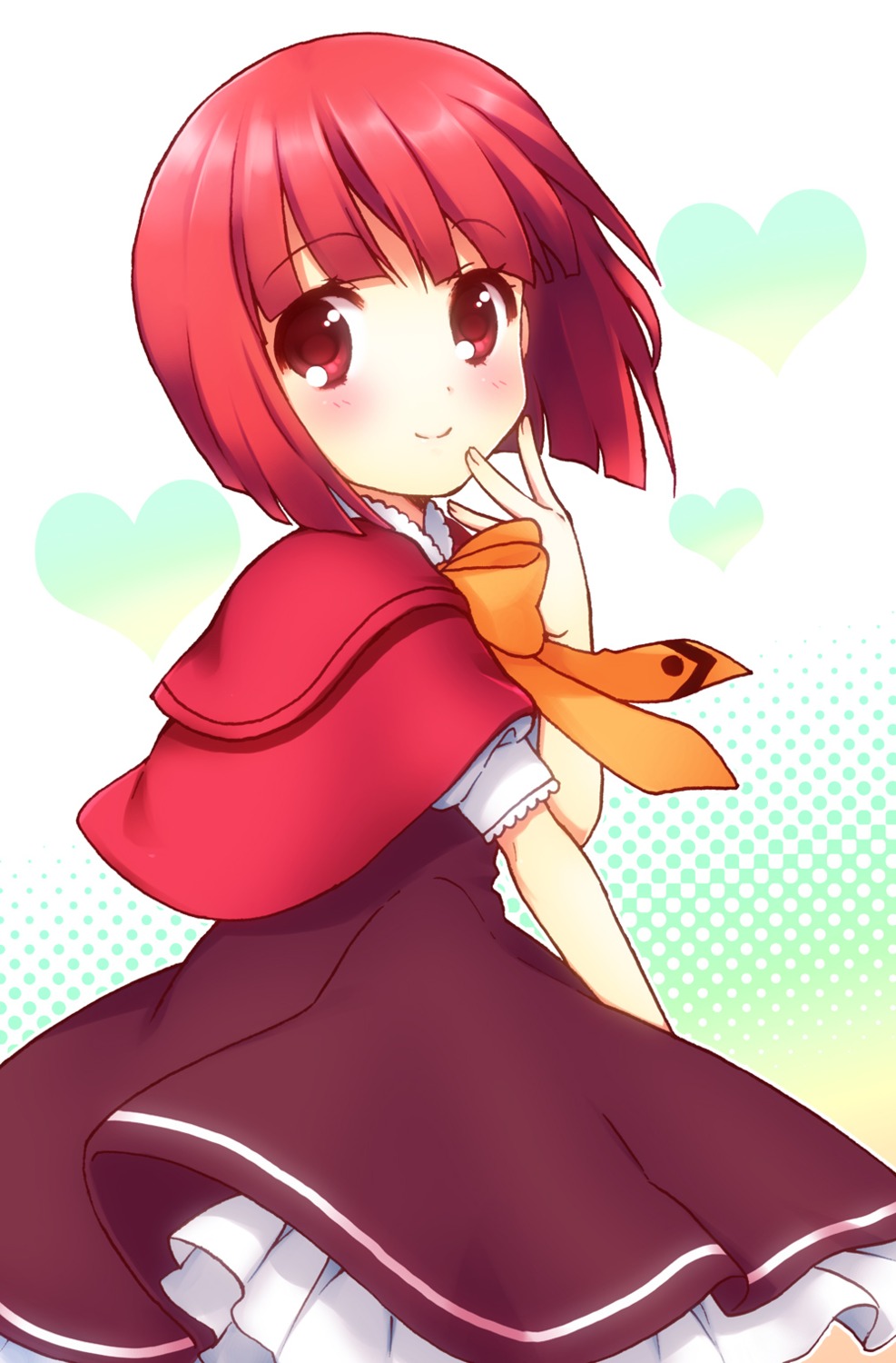 akai_ringo dress ookami-san usashiro_mani