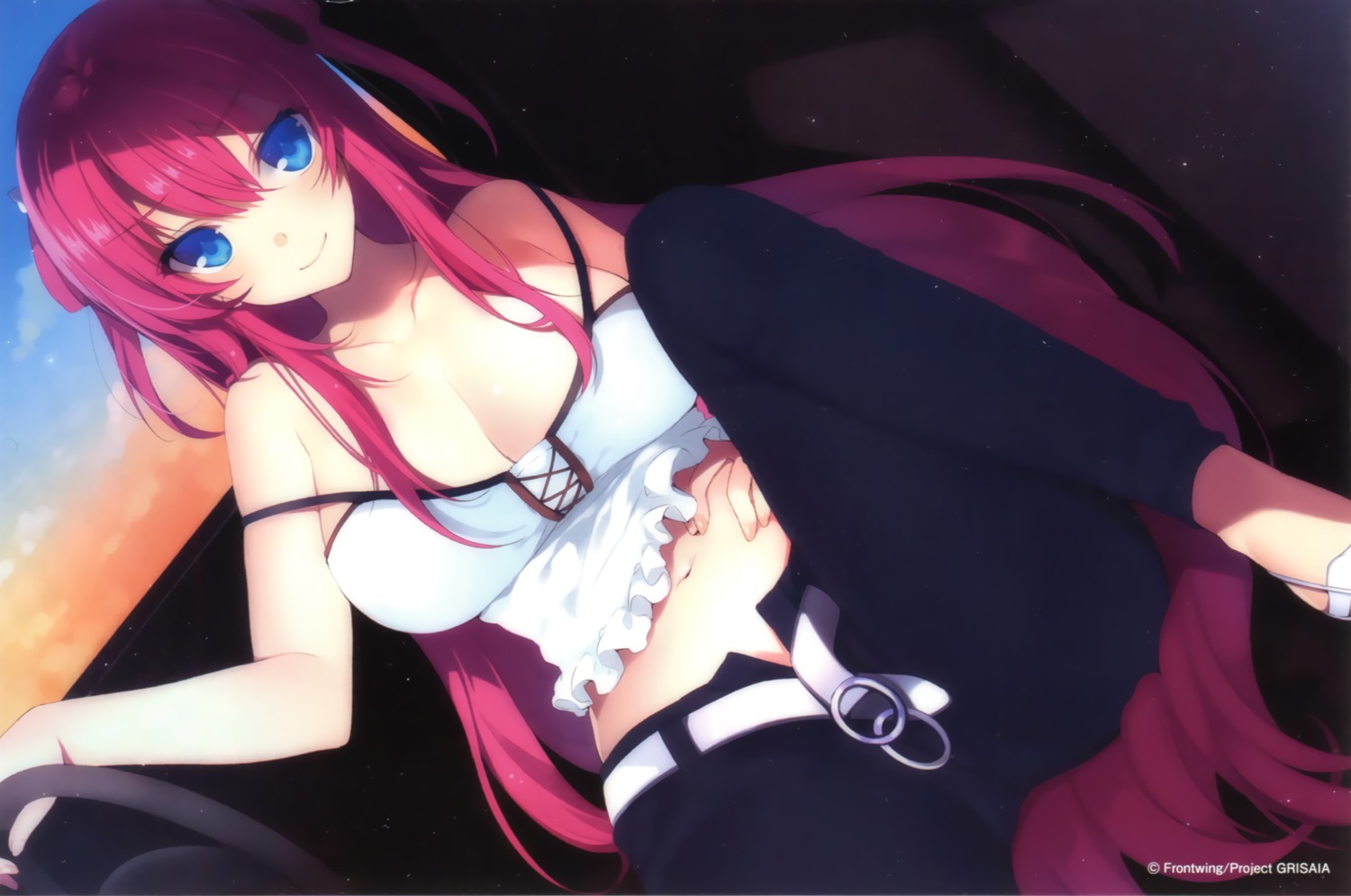 cleavage endcard grisaia grisaia_no_kajitsu hase_neet suou_amane