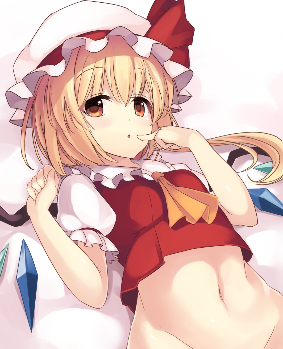 bottomless flandre_scarlet janne_cherry loli touhou wings