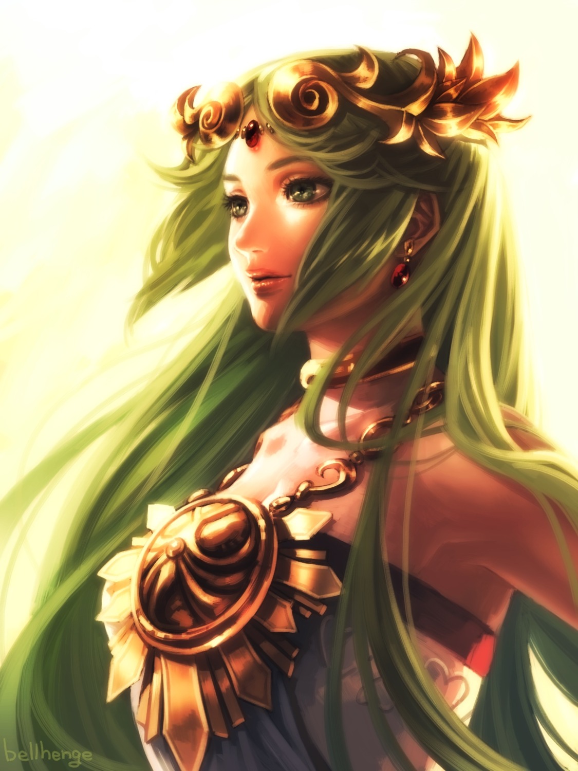 bellhenge cleavage kid_icarus palutena