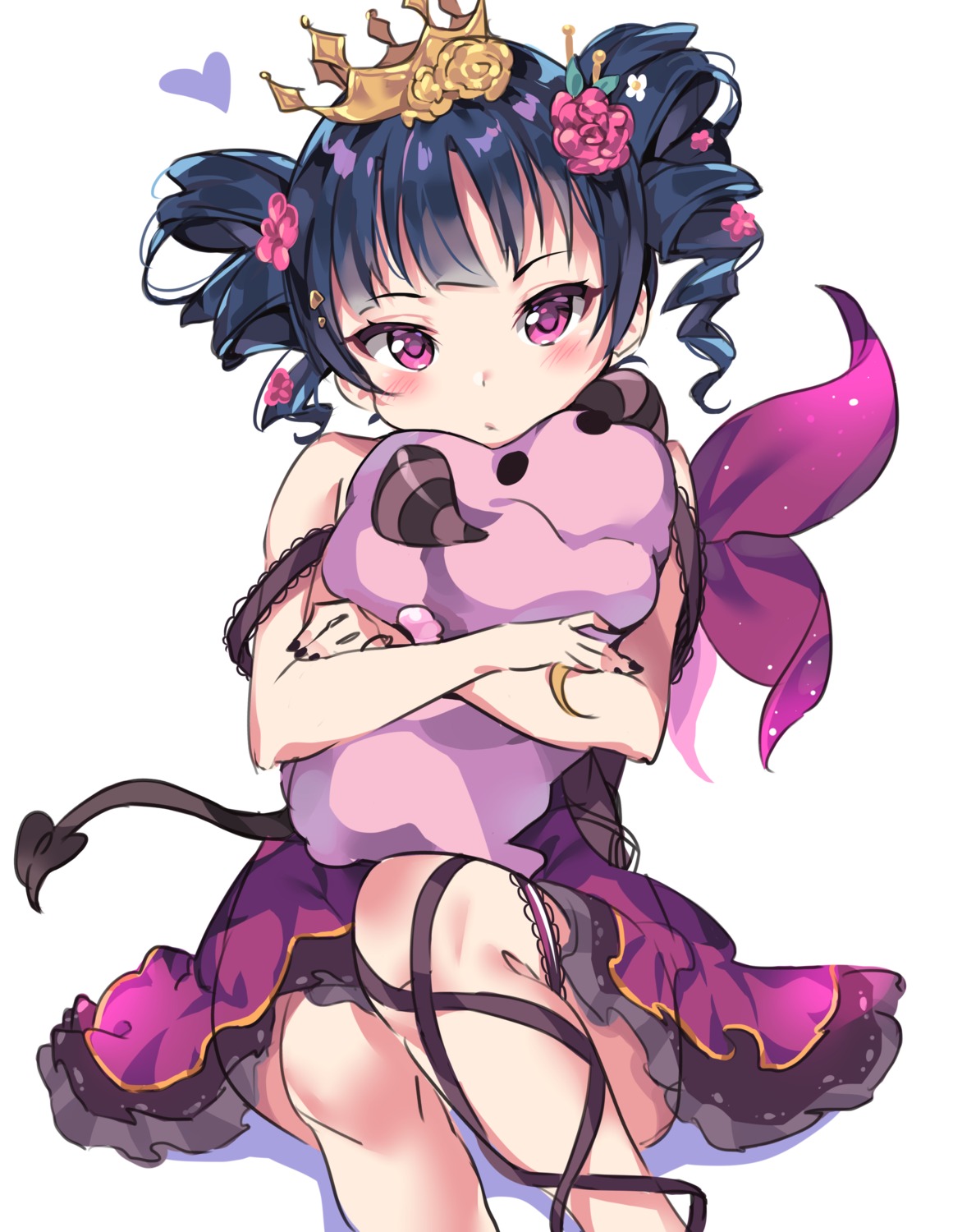 dress love_live!_sunshine!! tail tem10 tsushima_yoshiko