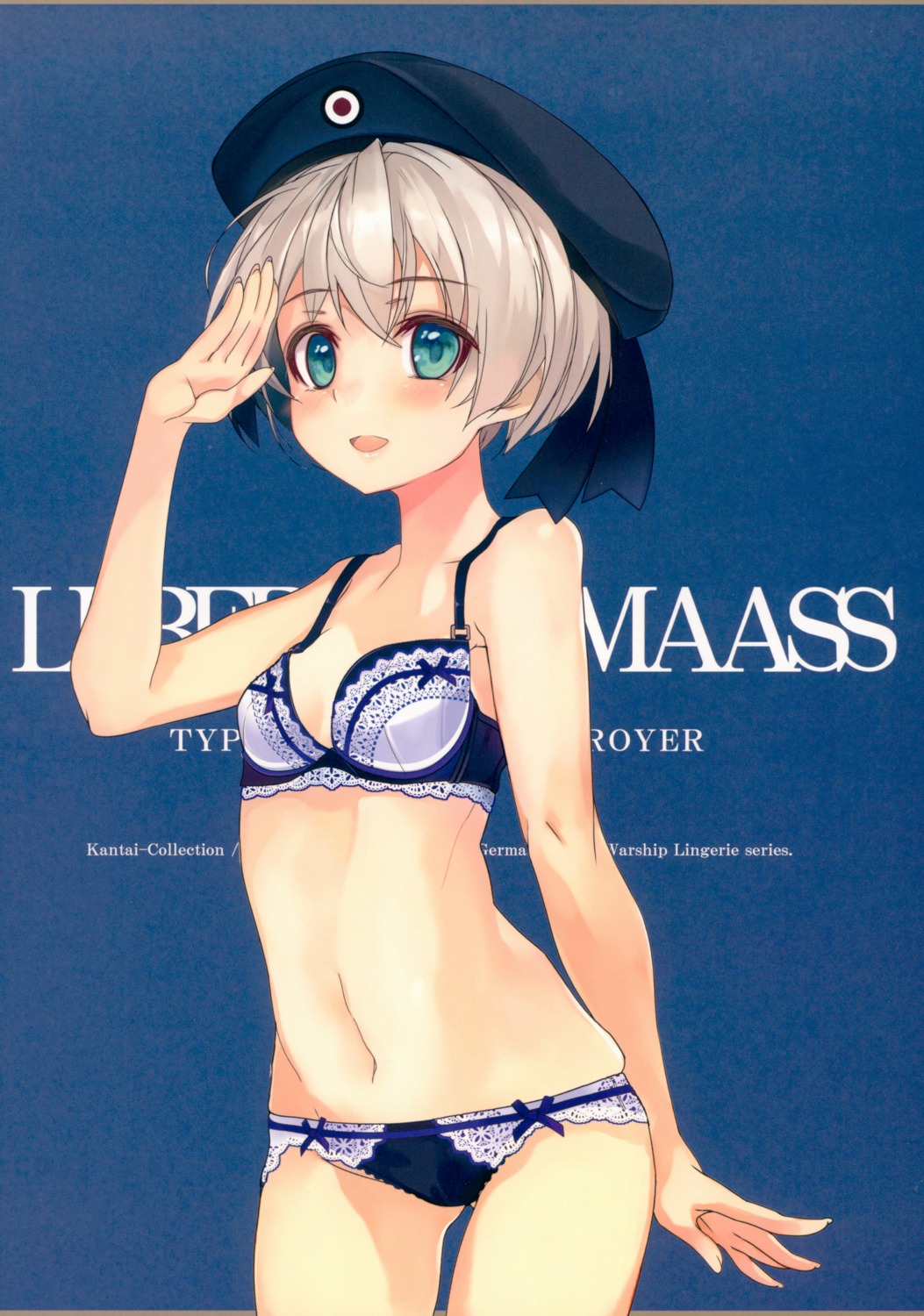 bra cleavage kantai_collection pantsu shirokitsune z1_leberecht_maass_(kancolle)