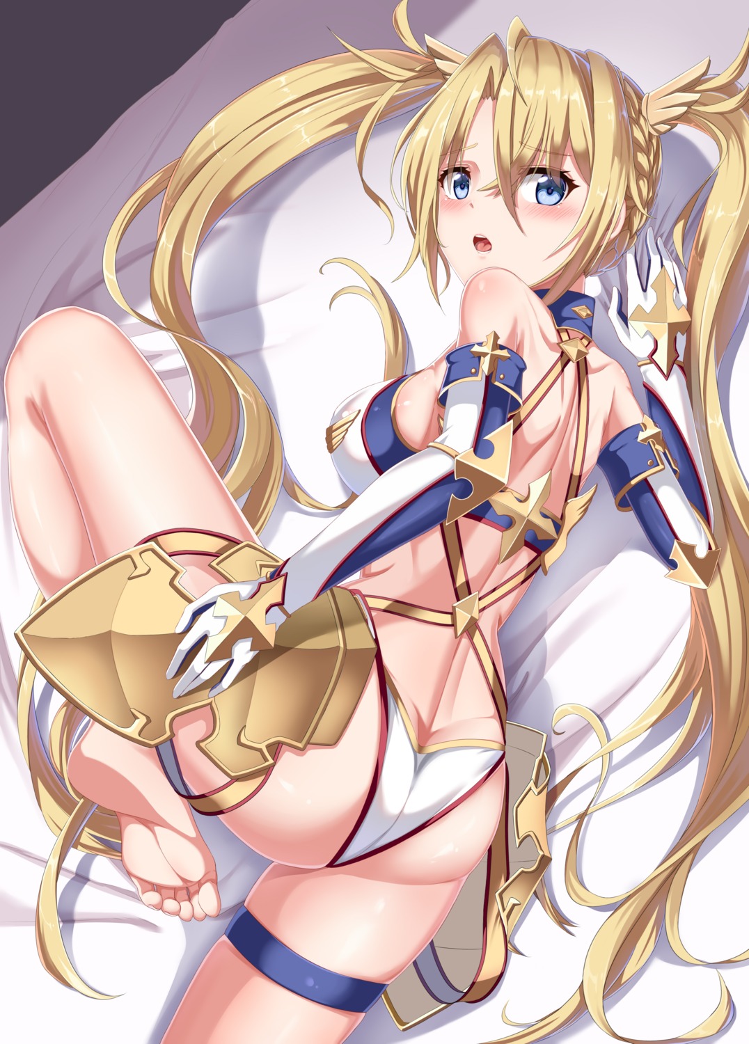 armor ass bikini_armor bradamante_(fate) fate/grand_order feet garter gatari