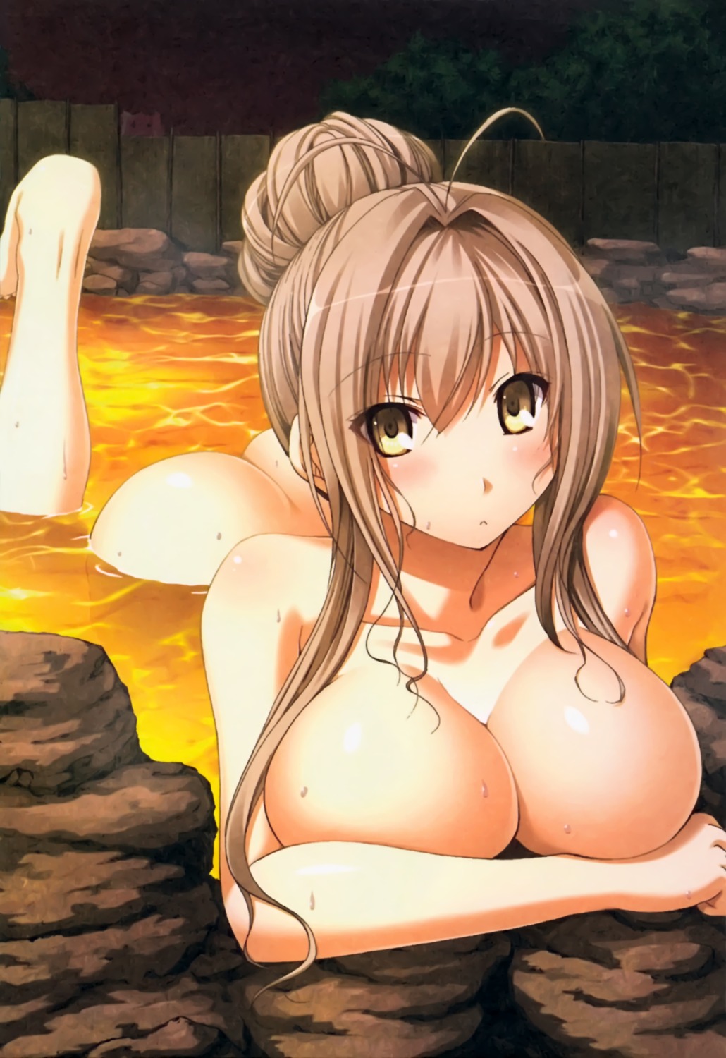 amagi_brilliant_park ass breast_hold naked onsen overfiltered sento_isuzu tagme wet