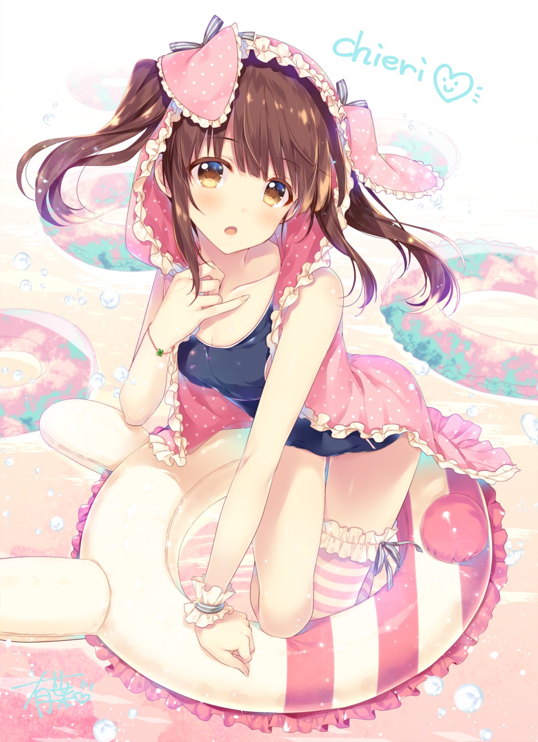alpha garter ogata_chieri school_swimsuit swimsuits the_idolm@ster the_idolm@ster_cinderella_girls thighhighs