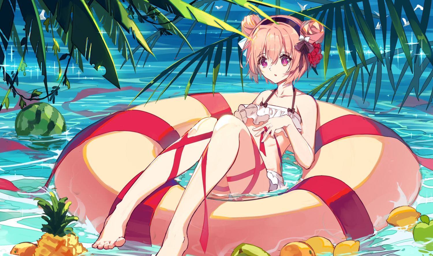 azur_lane baisi_shaonian bikini feet swimsuits wet