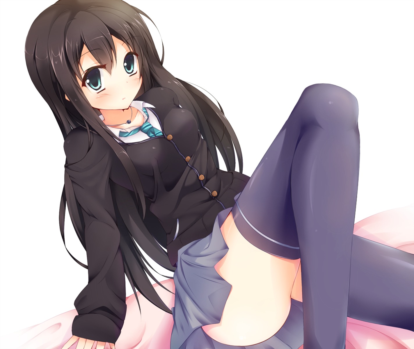 seifuku shibuya_rin siratama_mil the_idolm@ster the_idolm@ster_cinderella_girls thighhighs