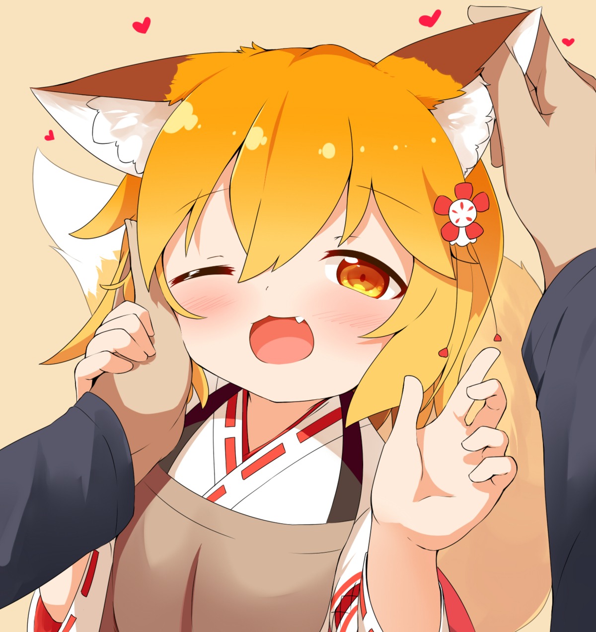 Source. m kun sewayaki kitsune no senko san senko san kitsune miko tail. ya...