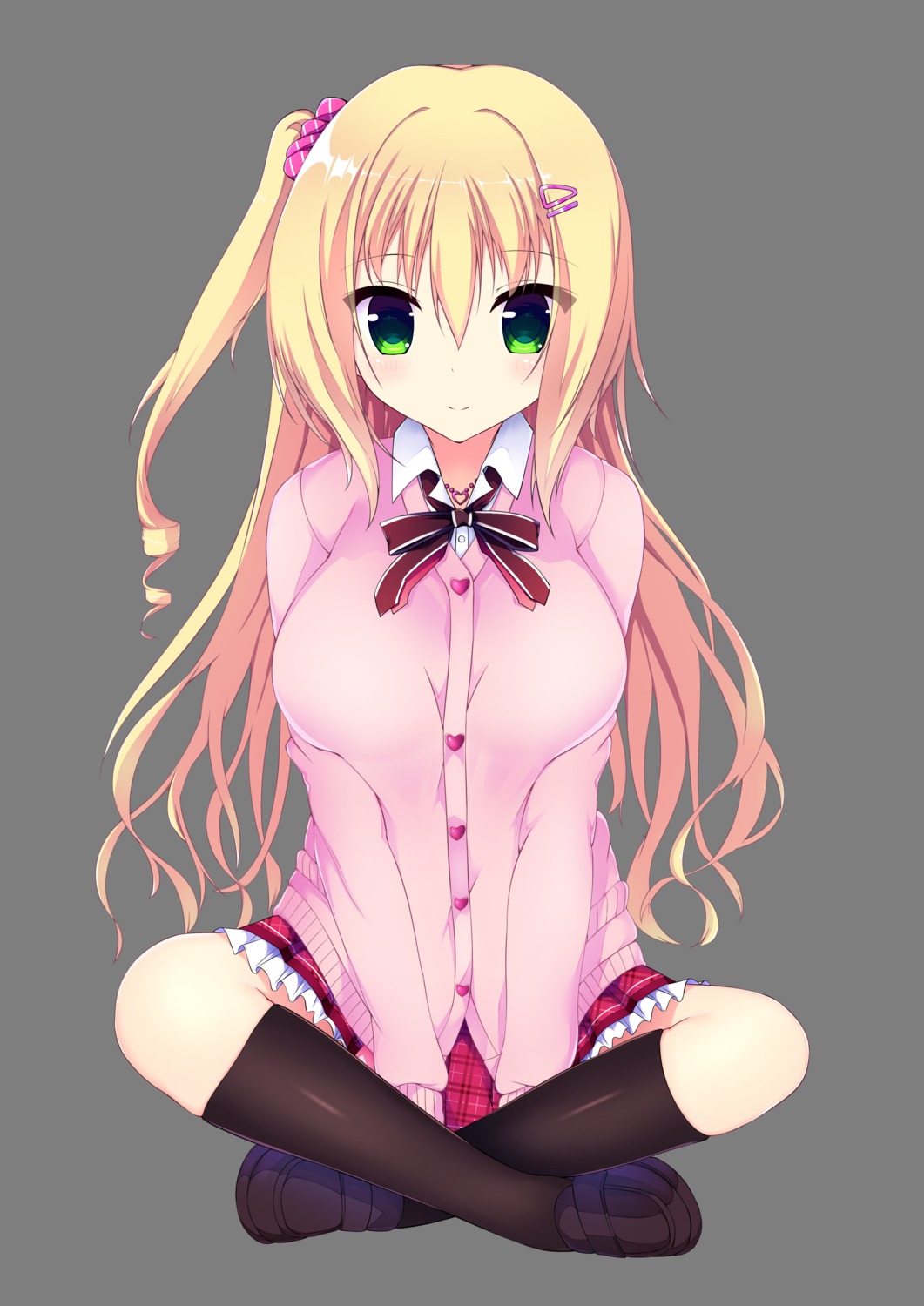 otaku_heishi raspberry_cube seifuku skirt_lift sweater transparent_png yuzuki_yuu