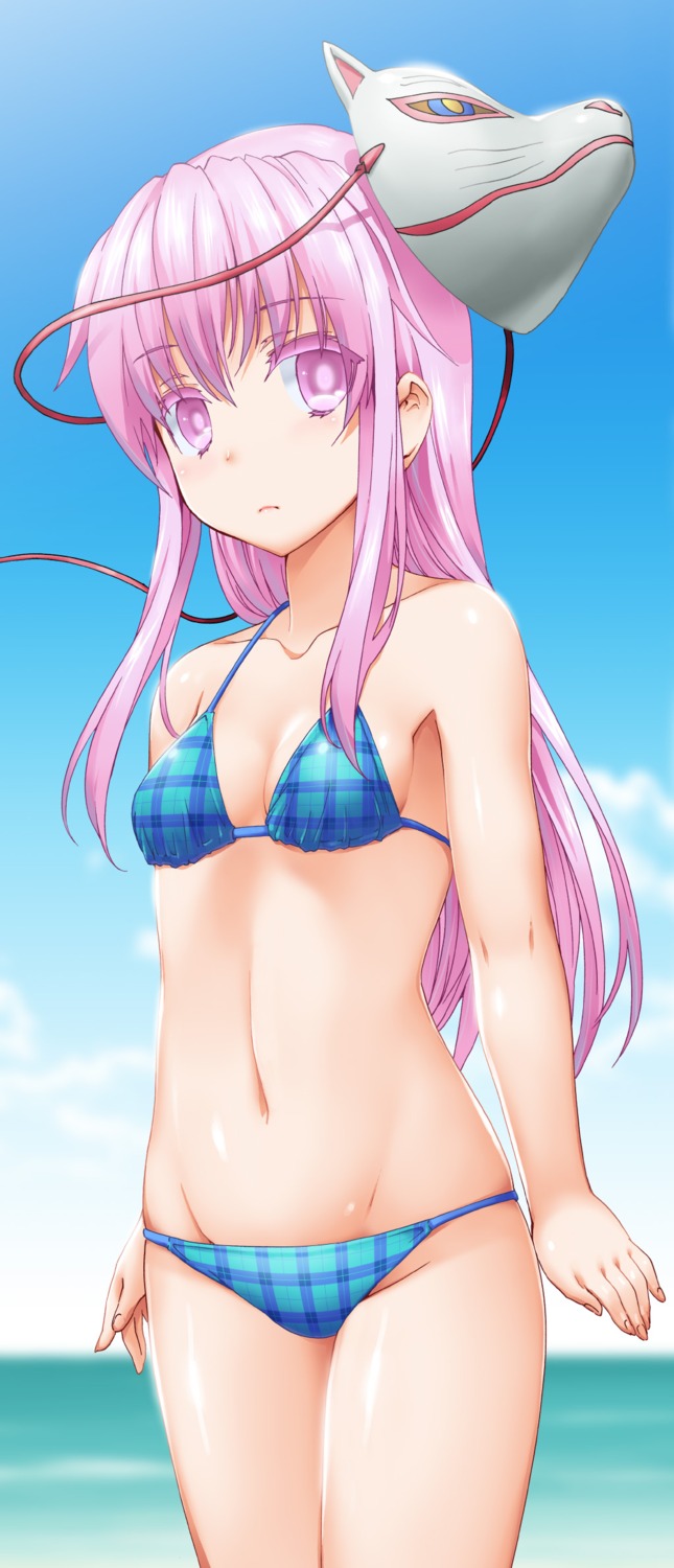 bikini byeontae_jagga hata_no_kokoro swimsuits touhou