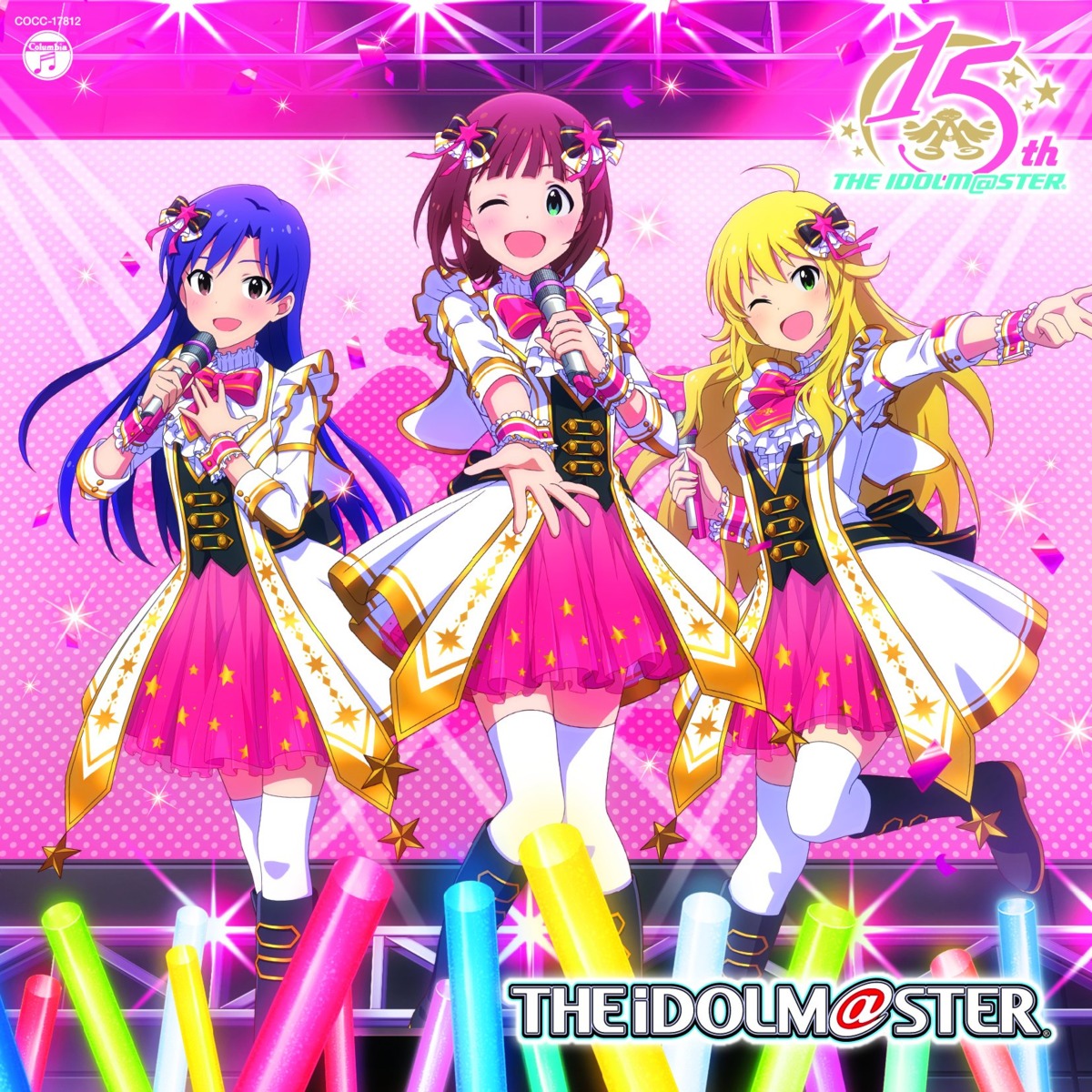 amami_haruka disc_cover hoshii_miki kisaragi_chihaya tagme the_idolm@ster thighhighs