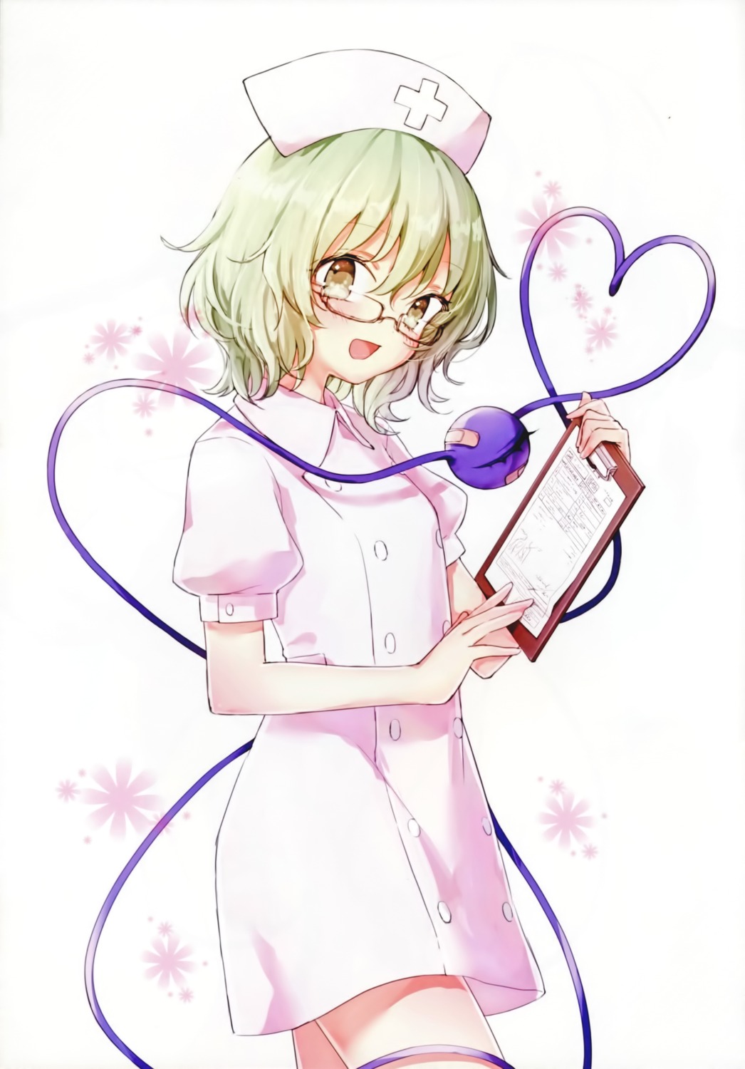 honotai komeiji_koishi megane nurse ponopp touhou