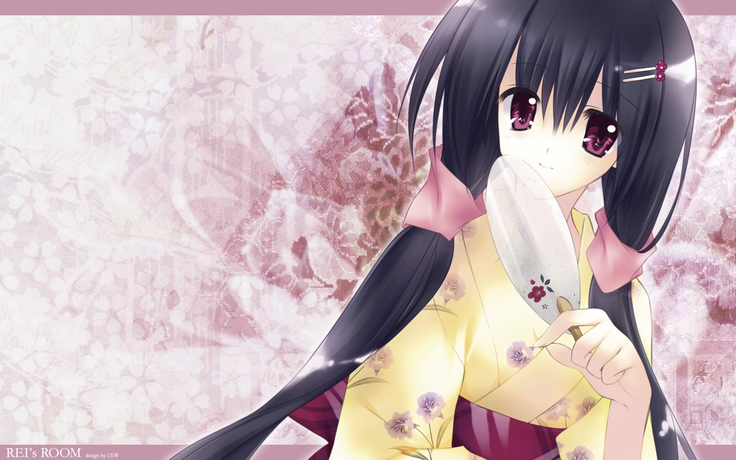 hiiragi_ryou i.s.w kimono rei wallpaper