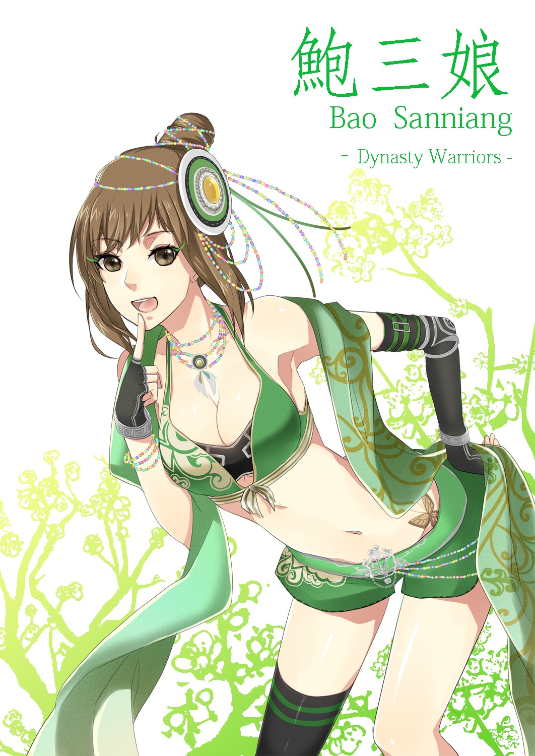 bao_sanniang cleavage dynasty_warriors thighhighs u_rei_3