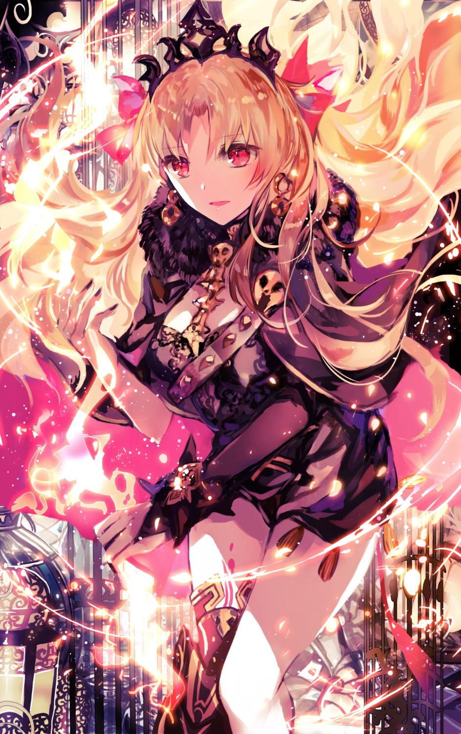 ereshkigal_(fate/grand_order) fate/grand_order rioka_(southern_blue_sky) thighhighs