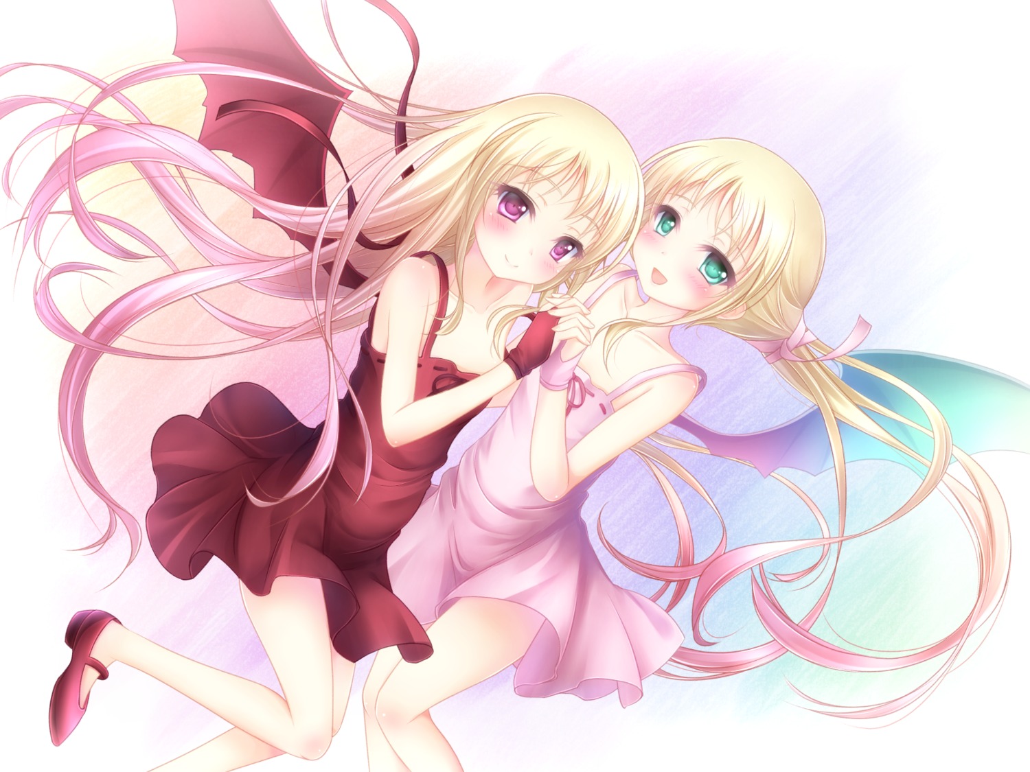 dress summer_dress wallpaper wings yayayoruyoru