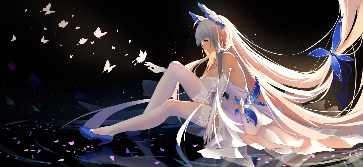 wjn-rance azur lane illustrious (azur lane) dress heels no bra ...