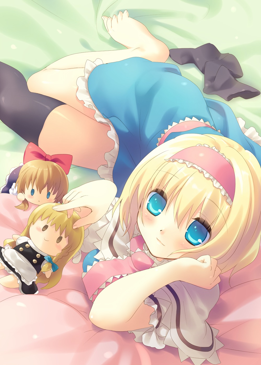 alice_margatroid kirisame_marisa thighhighs touhou yamamoto_yumiko