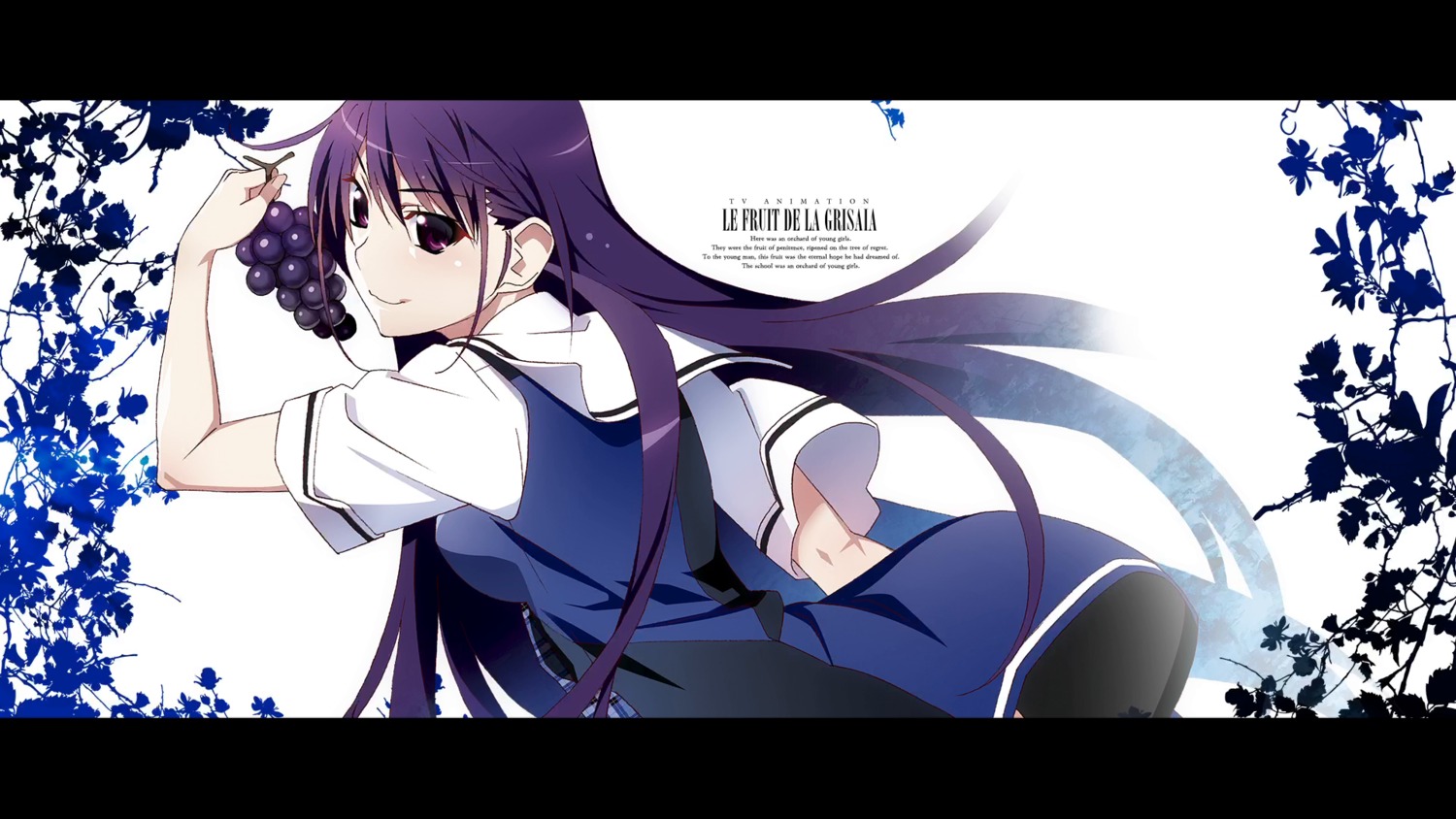 grisaia grisaia_no_kajitsu sakaki_yumiko seifuku wallpaper