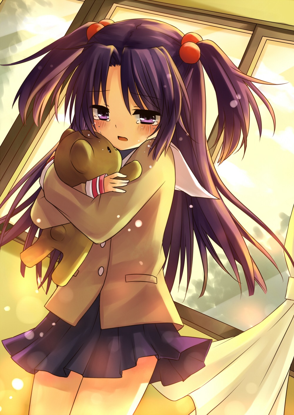 amene_kurumi clannad ichinose_kotomi seifuku