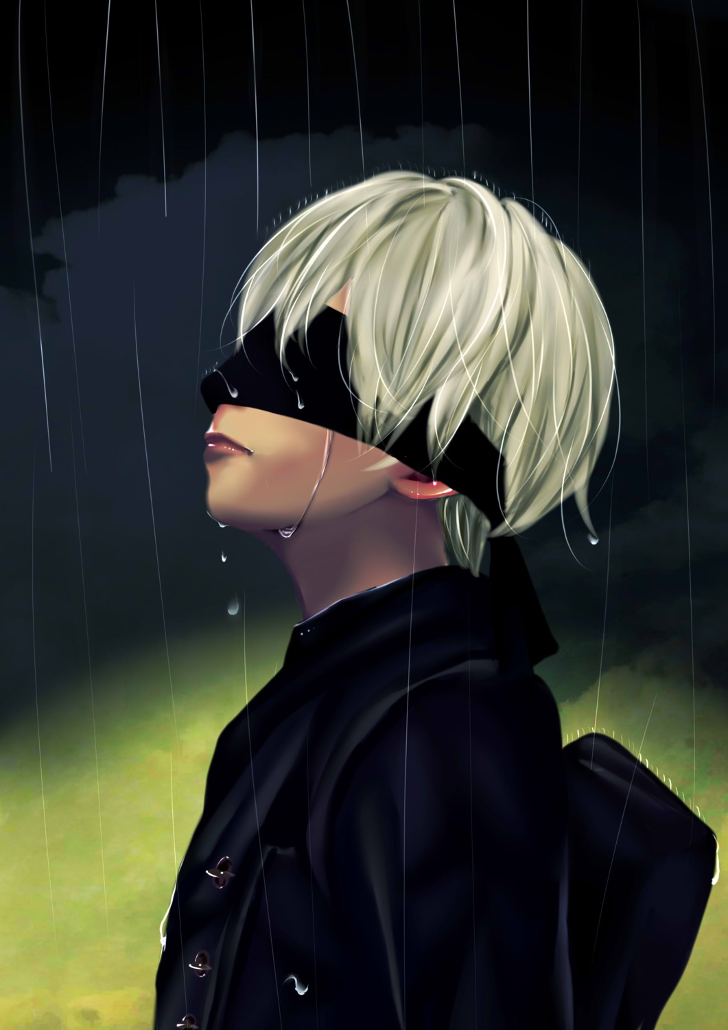 hanae_yona male nier_automata wet wet_clothes yorha_no._9_type_s