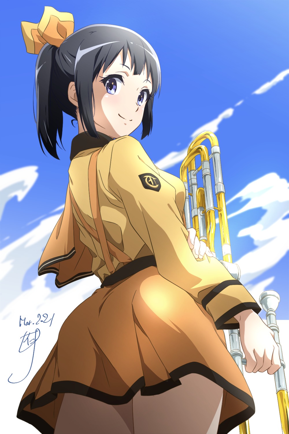 hibike!_euphonium nii_manabu sasaki_azusa seifuku