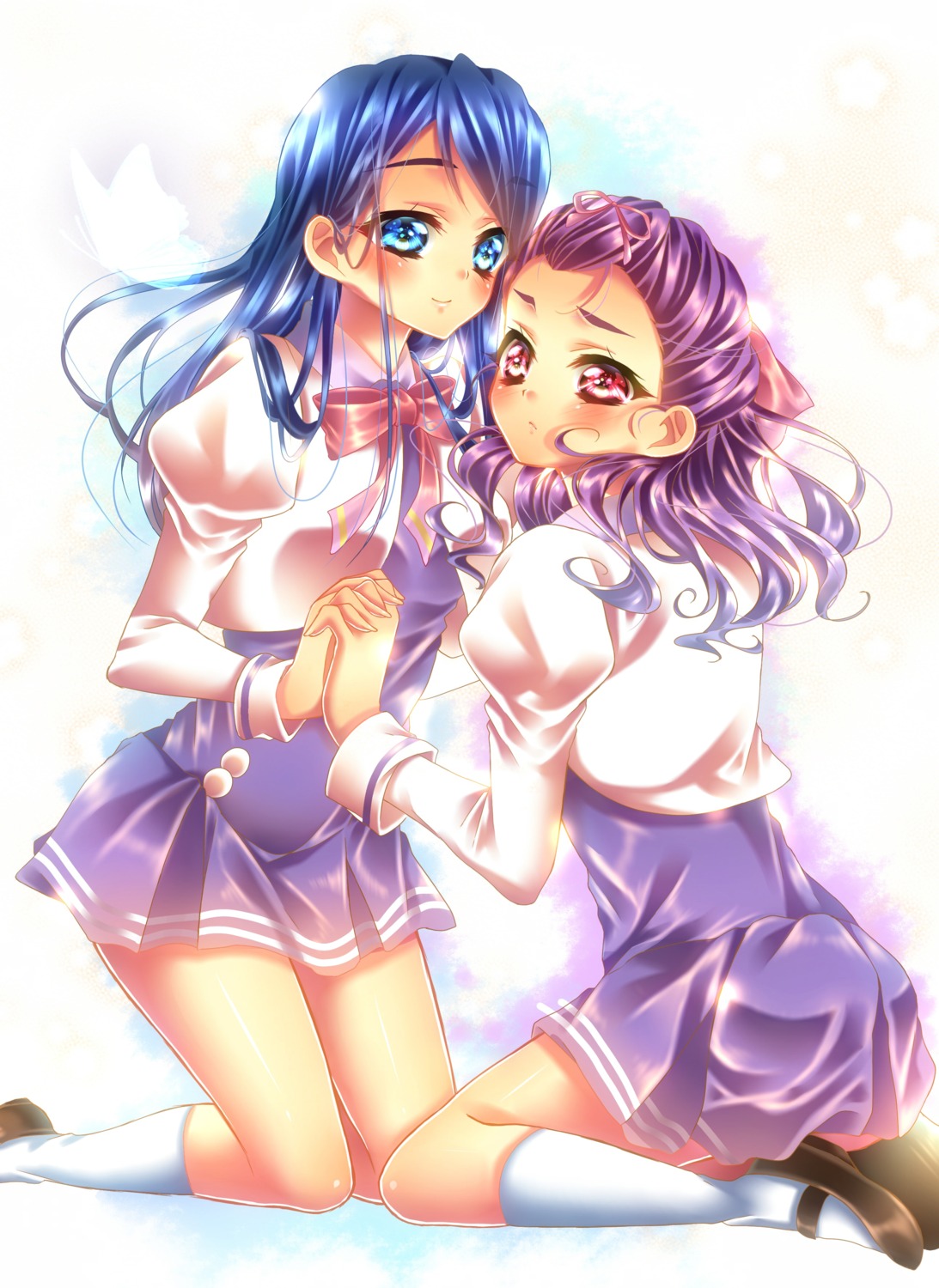 mimino_kurumi minazuki_karen precure seifuku touki_matsuri yes!_precure_5