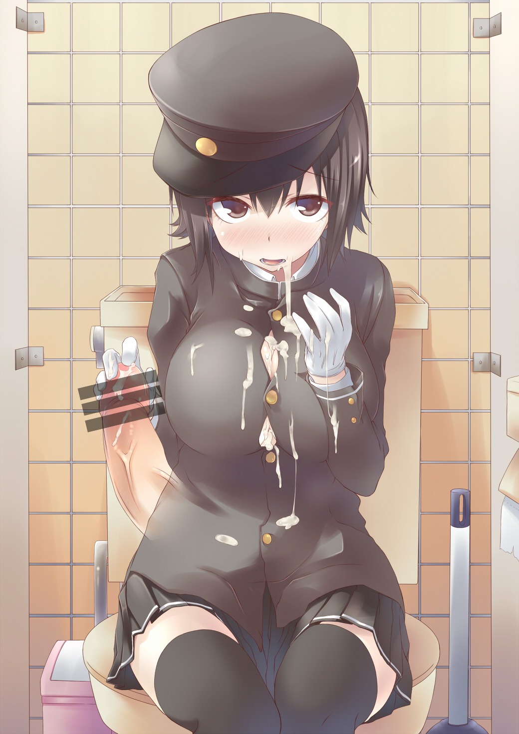 akitsu_maru_(kancolle) censored cum kantai_collection paizuri penis spirytus_tarou thighhighs