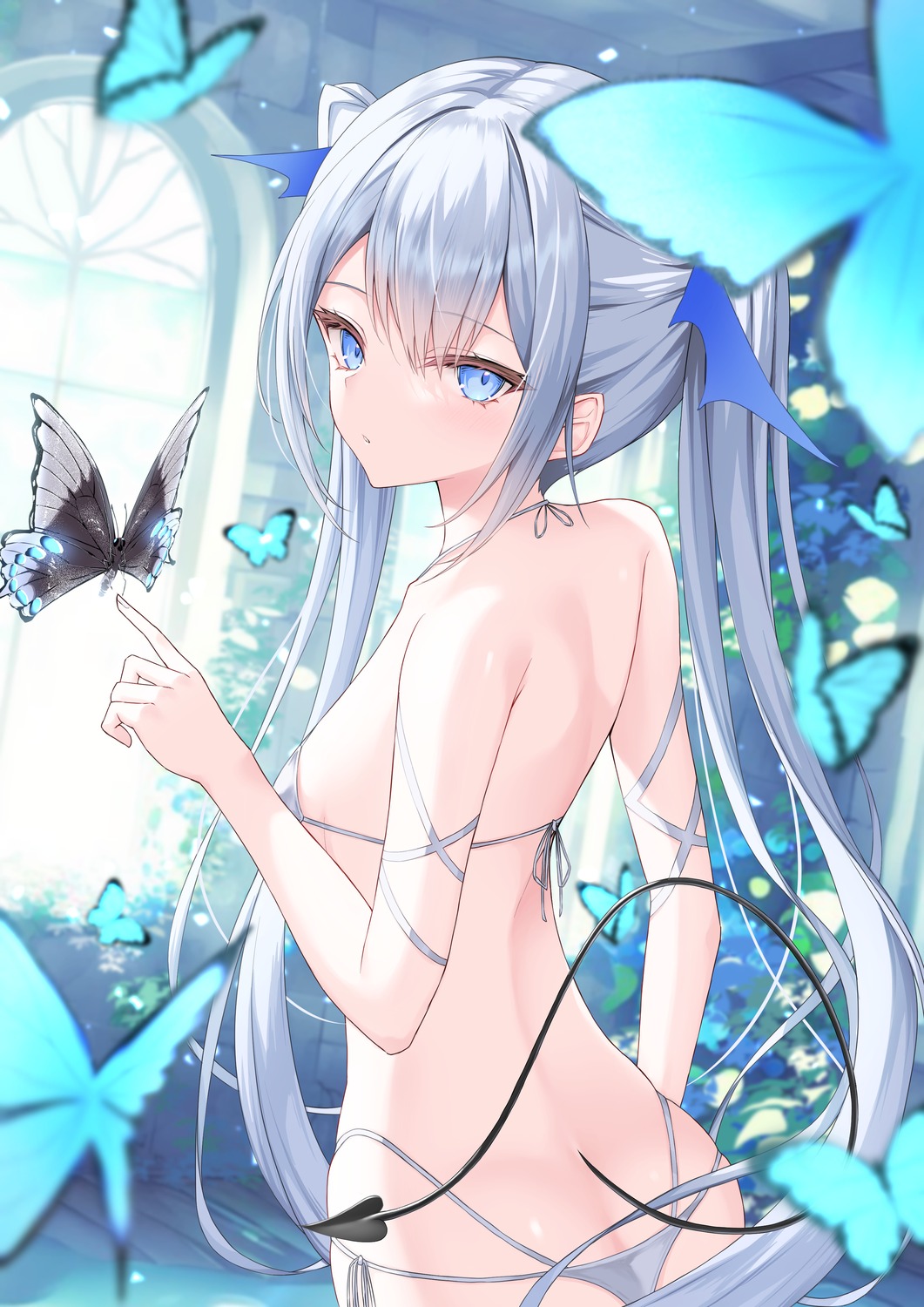 ass bikini lis_111 swimsuits tail