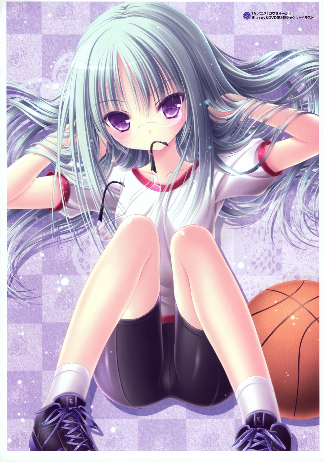 basketball bike_shorts gym_uniform nagatsuka_saki ro-kyu-bu! tinkle