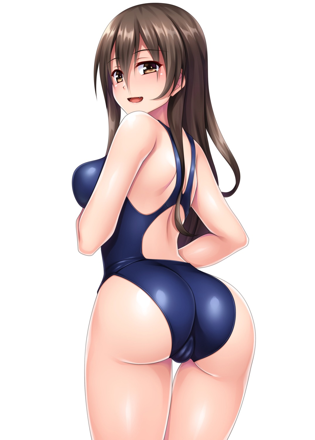 ashigara_(kancolle) ass cameltoe kantai_collection ruin_re_birth swimsuits