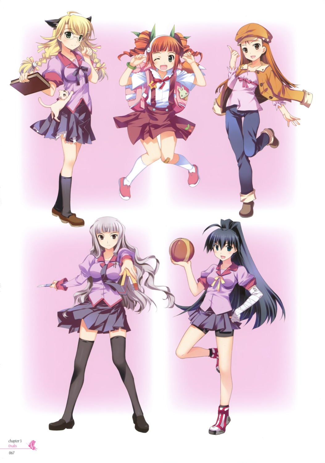 bakemonogatari cosplay fujima_takuya ganaha_hibiki hoshii_miki minase_iori monogatari_(series) shijou_takane takatsuki_yayoi the_idolm@ster the_idolm@ster_break!