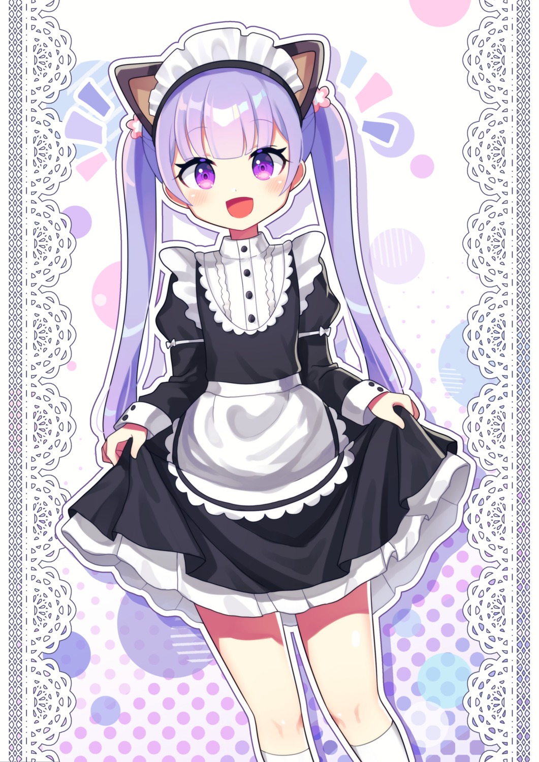 animal_ears maid nekomimi new_game! offbeatrh suzukaze_aoba