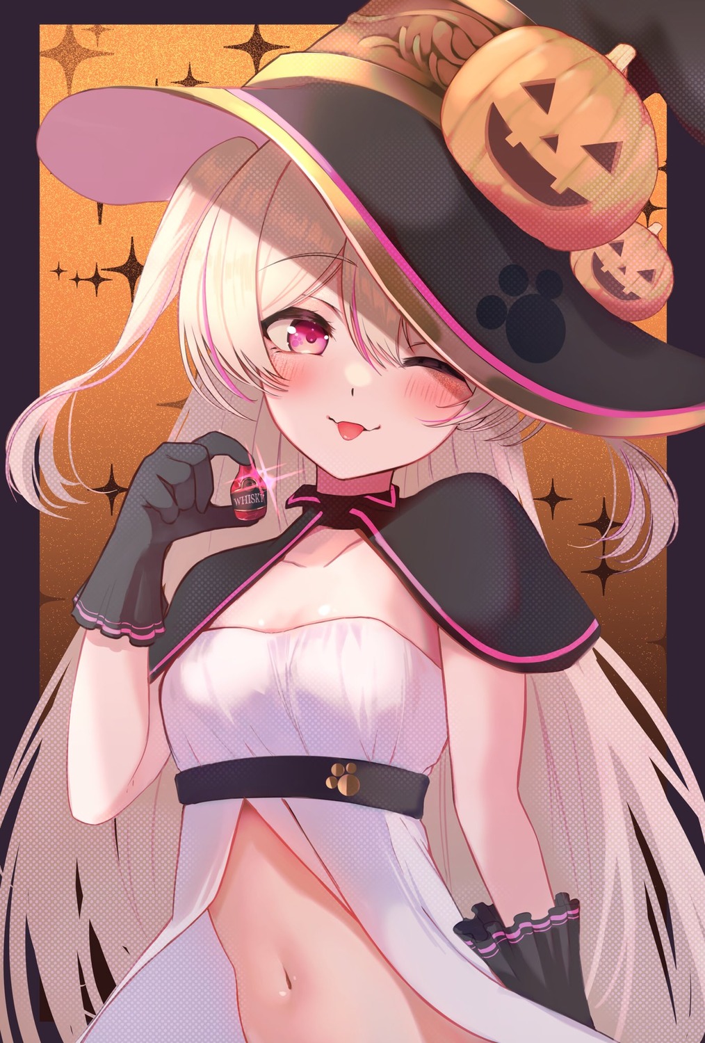 buket_pudding_i halloween indie_virtual_youtuber witch