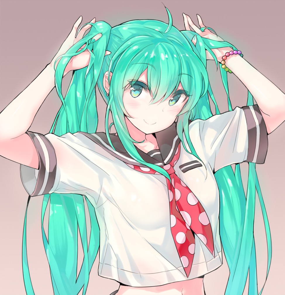 hatsune_miku seifuku vocaloid yuran