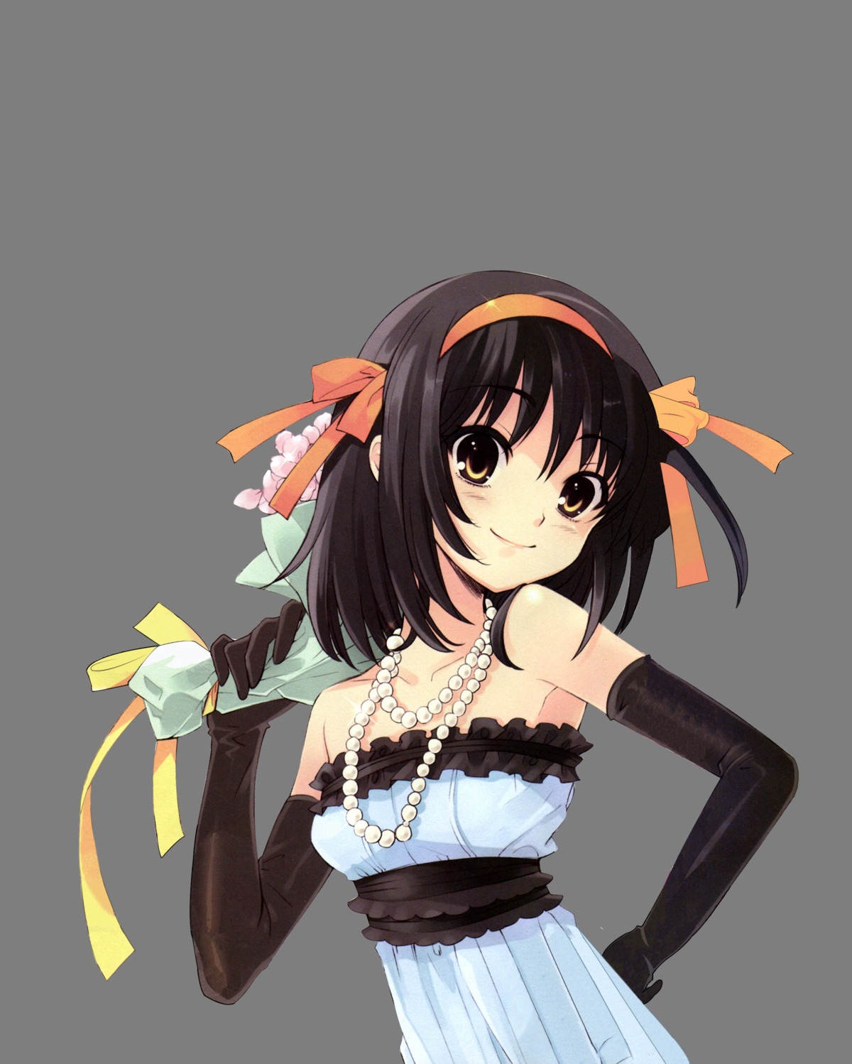 detexted dress ito_noizi photoshop screening suzumiya_haruhi suzumiya_haruhi_no_yuuutsu transparent_png