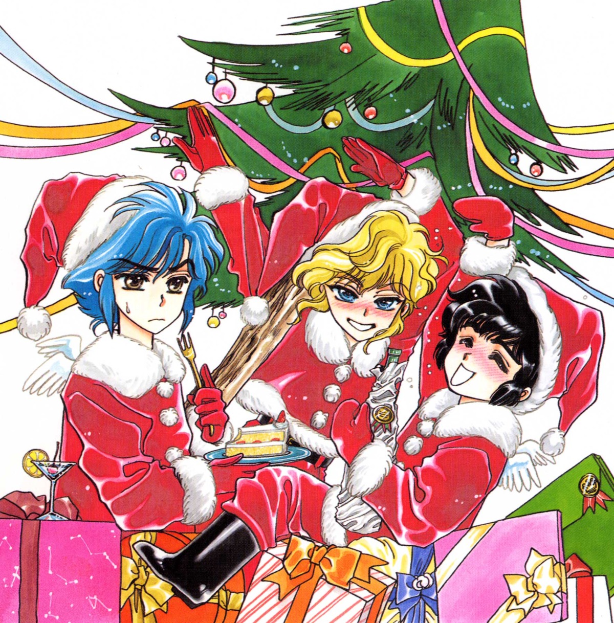 clamp clamp_school_detectives ijuuin_akira imonoyama_nokoru male takamura_suou