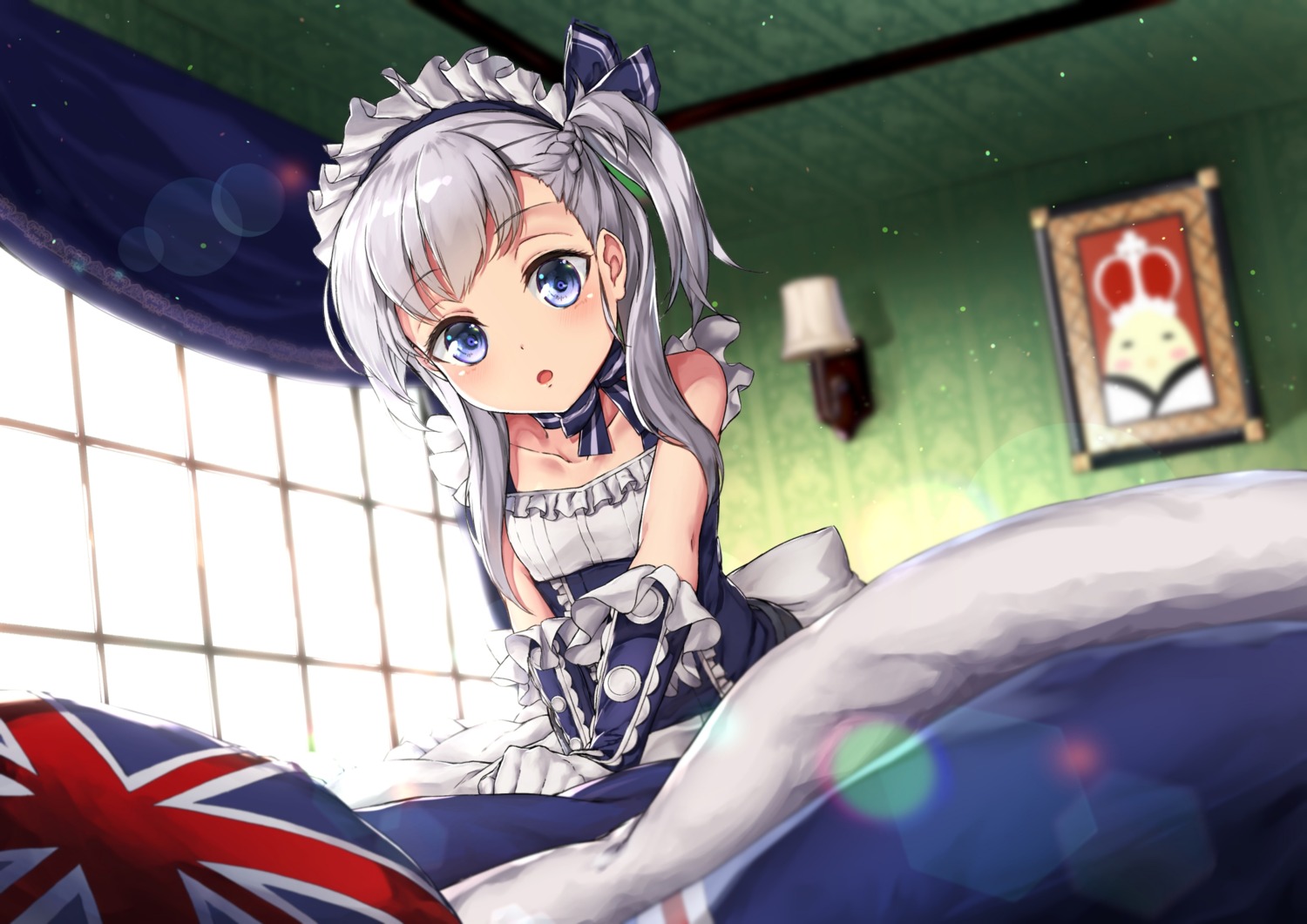 aono_meri azur_lane bel-chan_(azur_lane) belfast_(azur_lane) maid