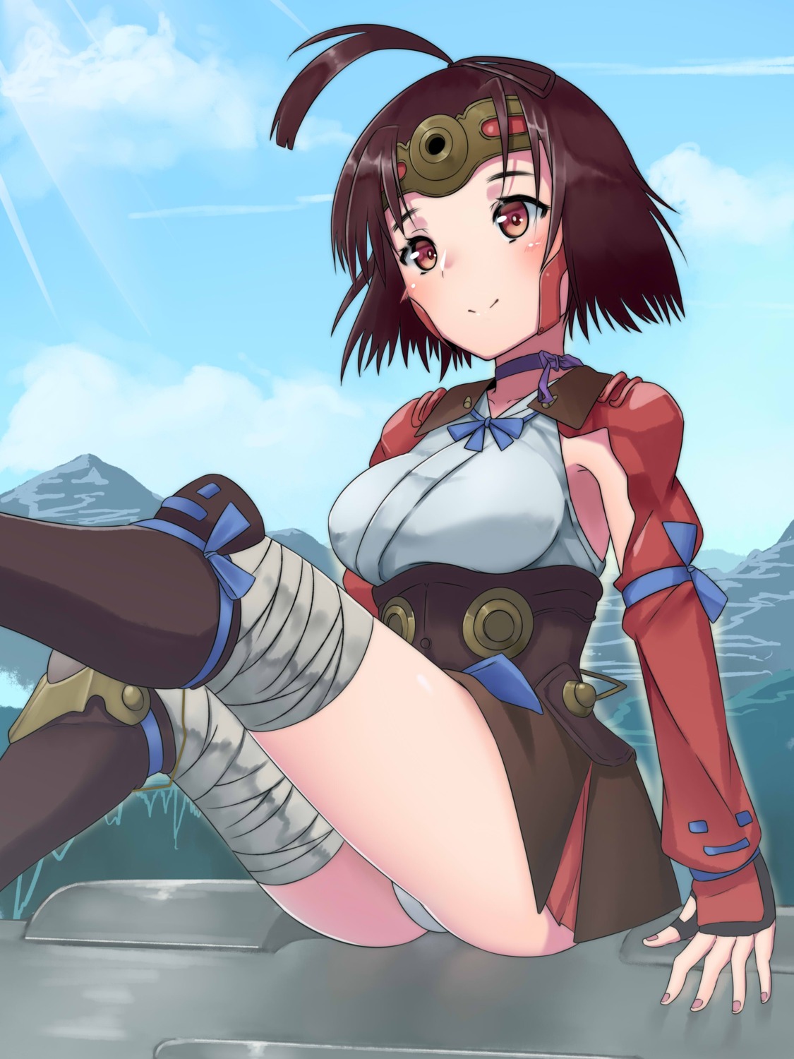 bandages beriko_(dotera_house) koutetsujou_no_kabaneri mumei no_bra pantsu